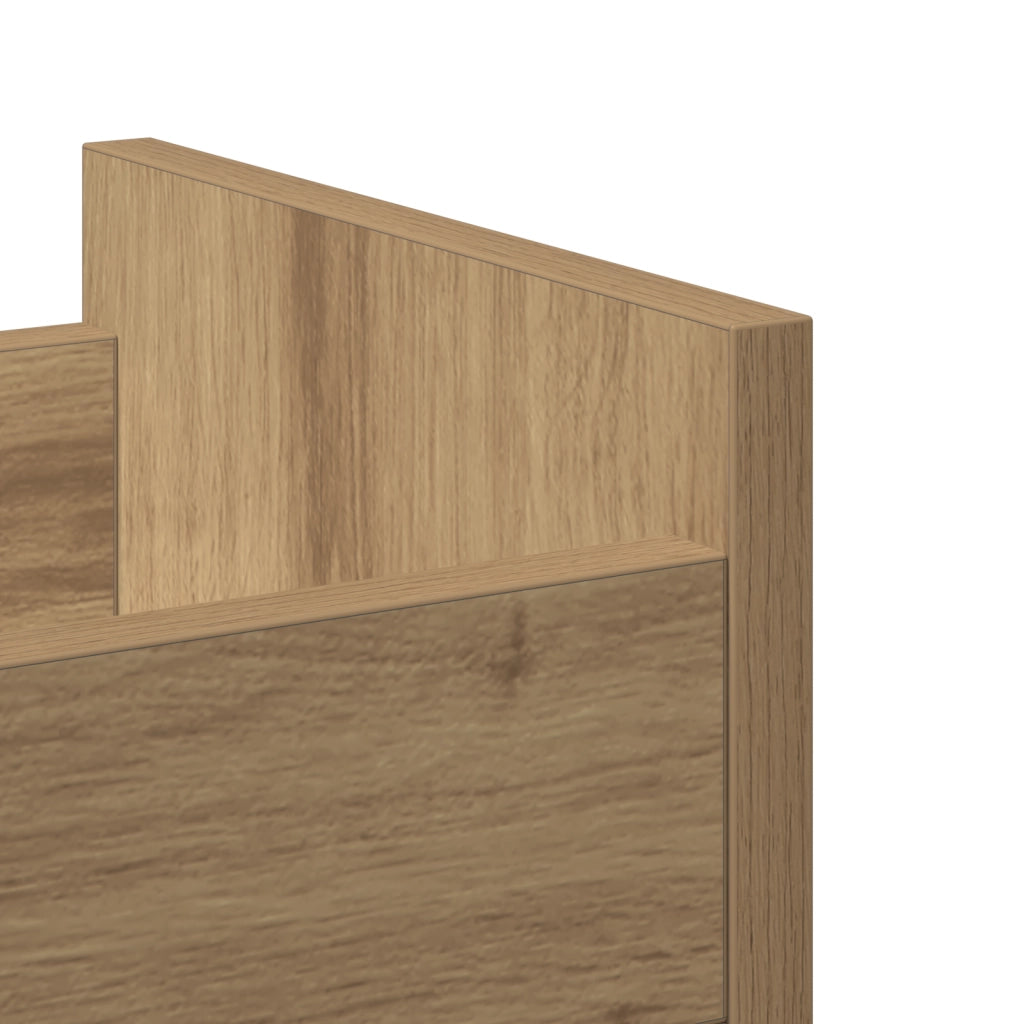 Armadietto in Legno Tecnico Rovere 60x22x79 cm