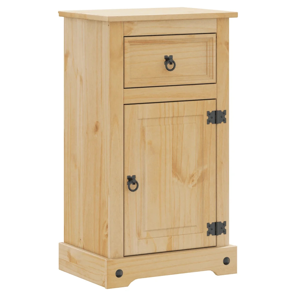 Set Mobili da Bagno 4 pz Corona in Legno Massello di Pino 3334634