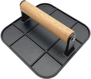 Griglia per panini - Materiale: lega di alluminio - Manico antiscivolo - Termoresistente - Pugno comodo - Griglia per panini