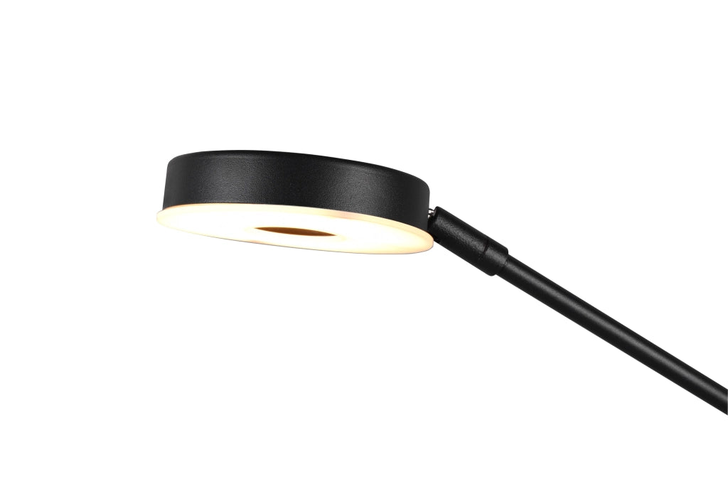 Lampada a Sospensione da Interno a LED in Metallo Nero Opaco