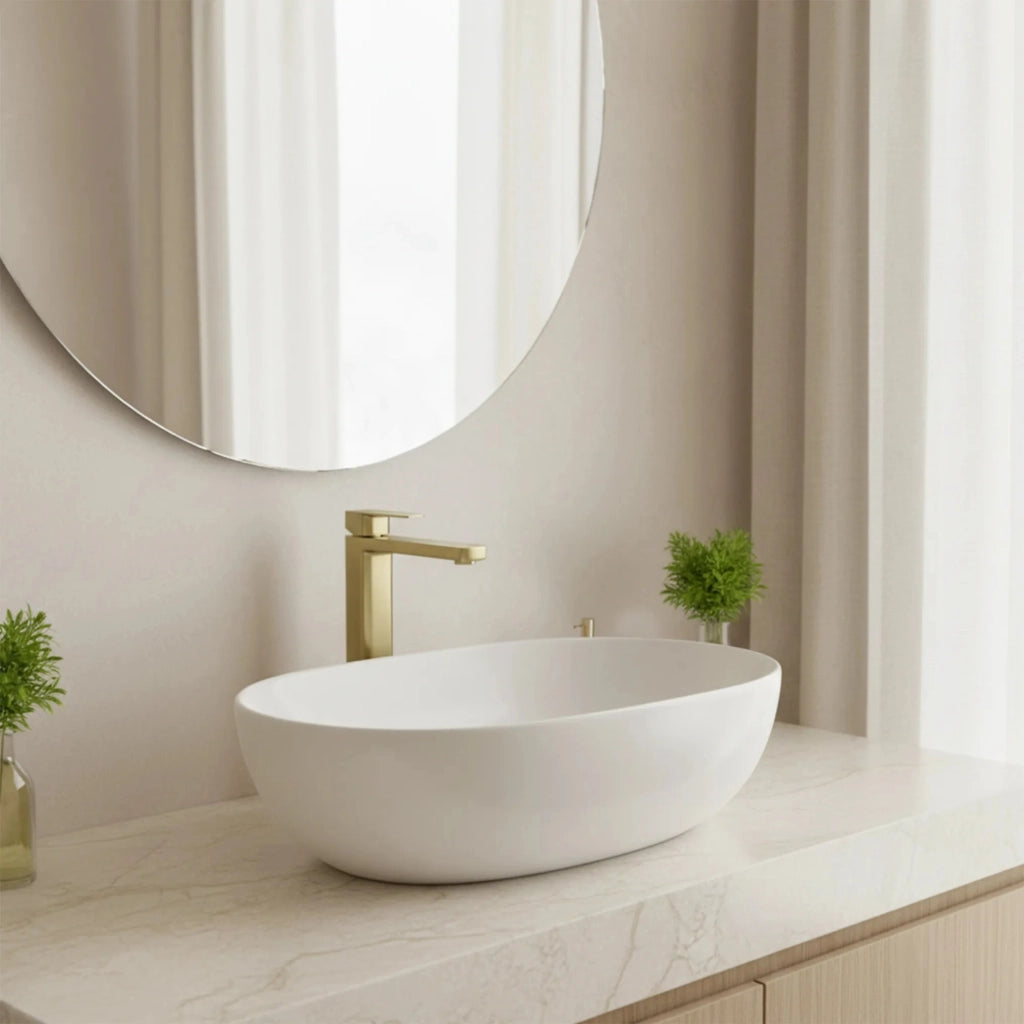 Rubinetto Da Bagno Rea Arlo Brush Gold