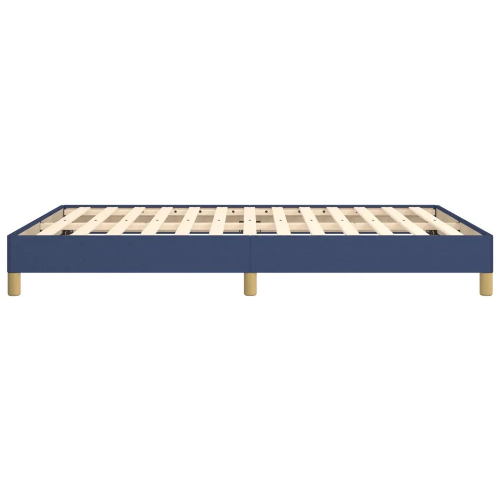 Giroletto senza Materasso-Struttura Letto Blu 140x190 cm in Tessuto 612367