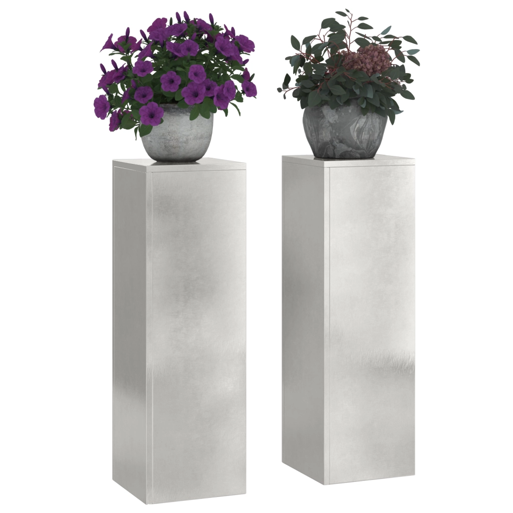 Supporti per piante da esterno  Pillar 2 pz 24x24x75 cm in acciaio inossidabile