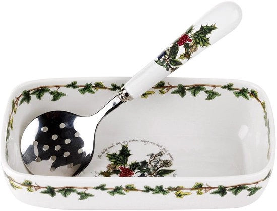 Spazzola a schiuma Holly e Ivy Cranberry, ceramica, multicolore