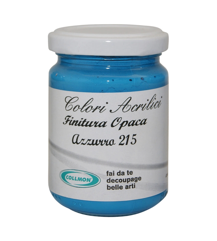 COLORE ACRILICO AZZURRO ML 125