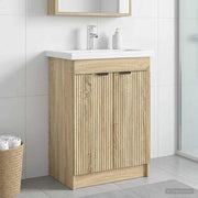 Mobiletto da bagno sotto il lavello Rovere Sonoma 890106