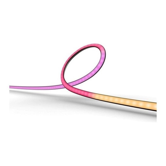 Philips 8718699784751 Hue White and Color Ambiance Gradient Lightstrip Striscia LED intelligente 20 W 1100 lm Bluetooth Zigbee colore Nero