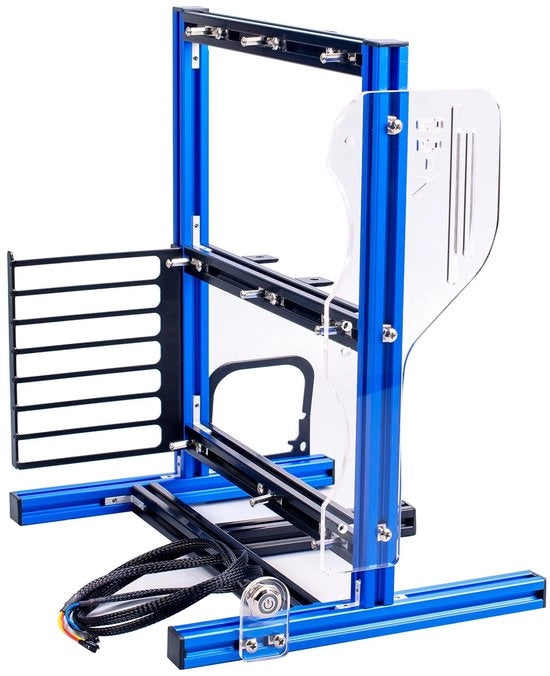 Cassa PC Aperta - Allocazione per Disco Rigido 3,5/2,5 pollici - 7 Slot di Espansione PCI - Supporto ATX/MATX/ITX - Buona Affinità con il Calore - Alloggiamento PC in Alluminio