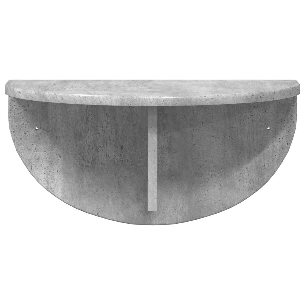 Scaffale da parete A parete Grigio cemento 48 x 24 x 24 cm 891434
