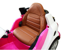 Macchina Elettrica per Bambini 12V Mp4 Smart Fortwo Cabrio Rosa