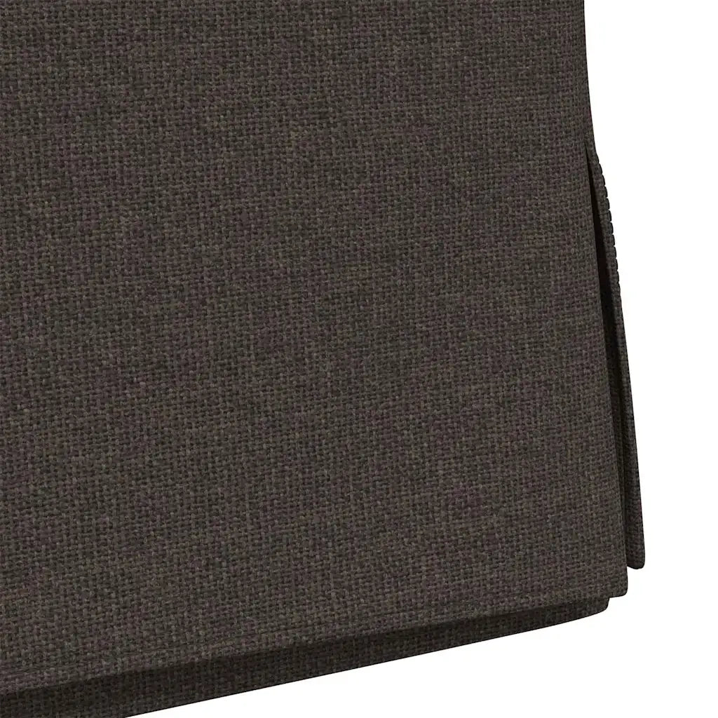 Sedie da pranzo 2 pcs Grigio scuro 57 x 67 x 98 cm Tela