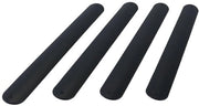 Bracciale in silicone - 4 pezzi - Nero - Bracciale a cerniera - Accessorio creativo - Materiale ecologico - Armband