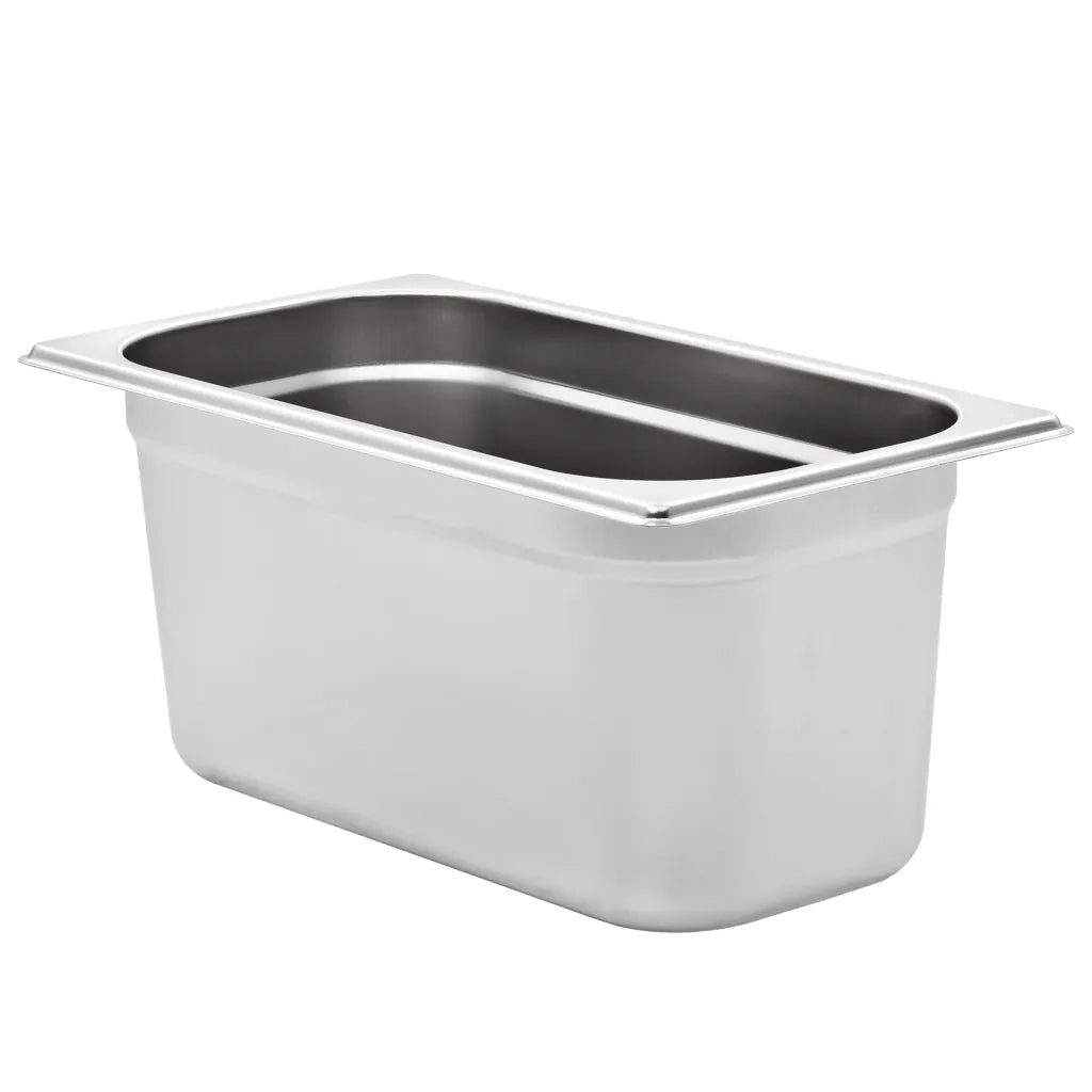 Contenitori Gastronorm 4 pz GN 1/3 150 mm in Acciaio Inox 50896