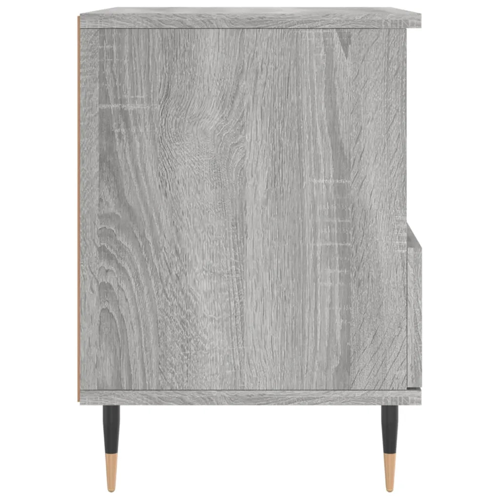 Comodino | Armadio da Notte | Mobiletto da notte Grigio Sonoma 40x35x50 cm in Legno Multistrato