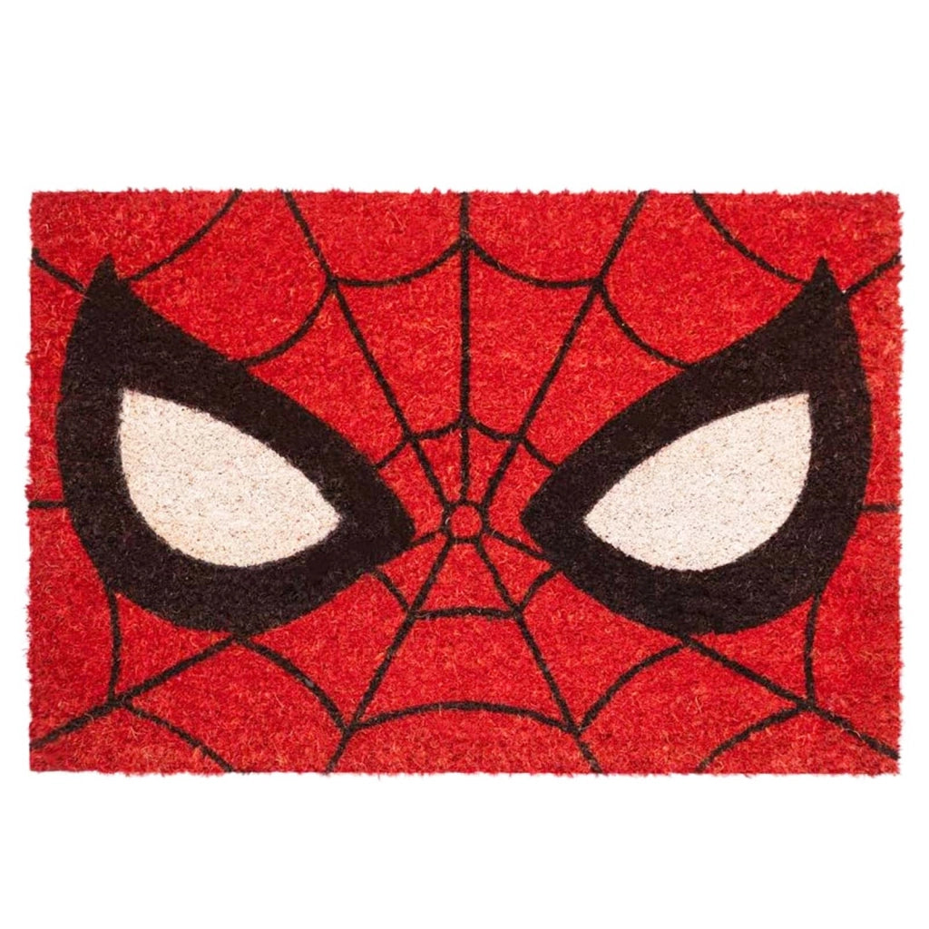 Zerbino Decorativo Antiscivolo 40x60cm Maschera da Supereroe Rosso / Nero Spiderman
