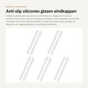 Elastici in Silicone - 5 Paia senza Scivolo - Silicone morbidi - Adatti per Bracciali da Occhiali 1-1,5 mm - Comfortevoli - Nessuna Danno all'Orecchio - Protezioni per Occhiali