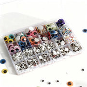 Kit di stoccaggio in plastica autofissante - 1700 pezzi - disponibile in diverse misure - utilissimo per l'organizzazione - facile da utilizzare - per attività di fai da te