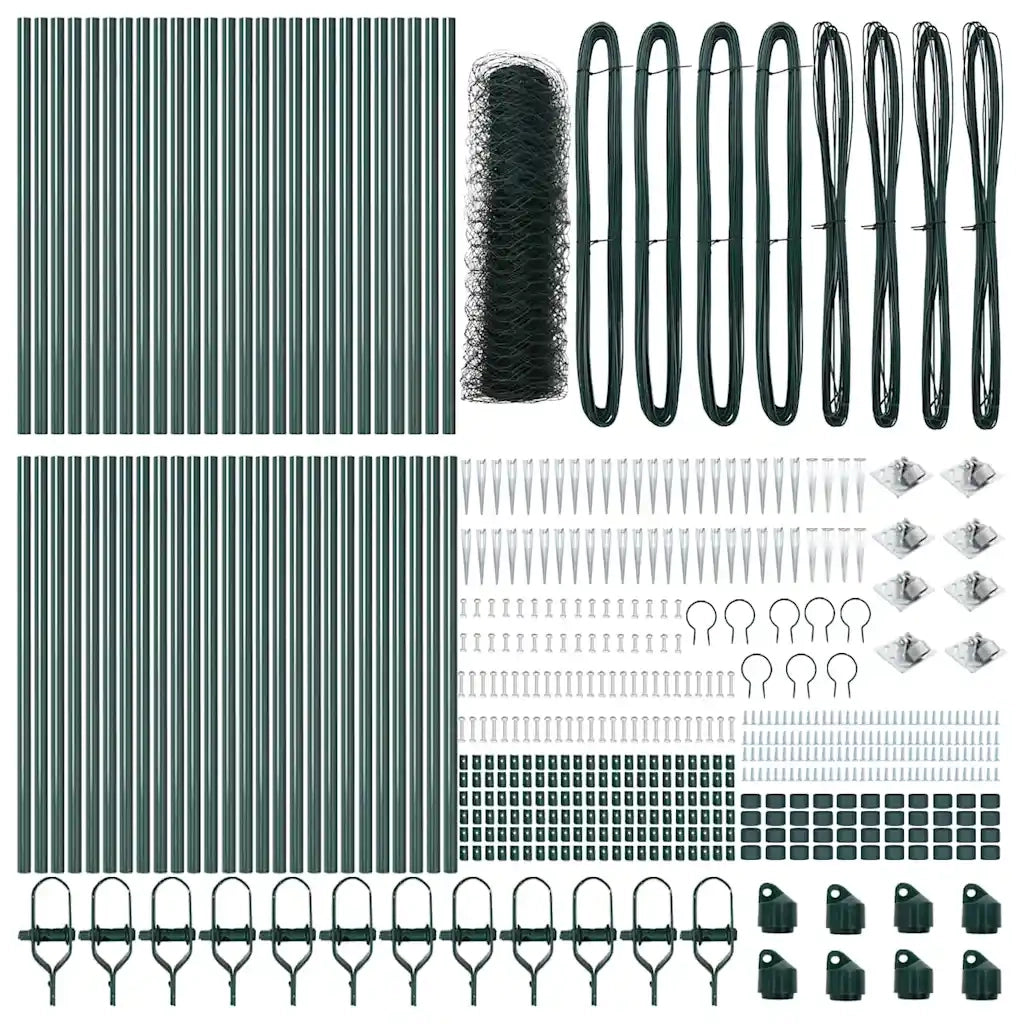 Palo della recinzione Verde 100 x 0,4 m (rete da 36 mm)