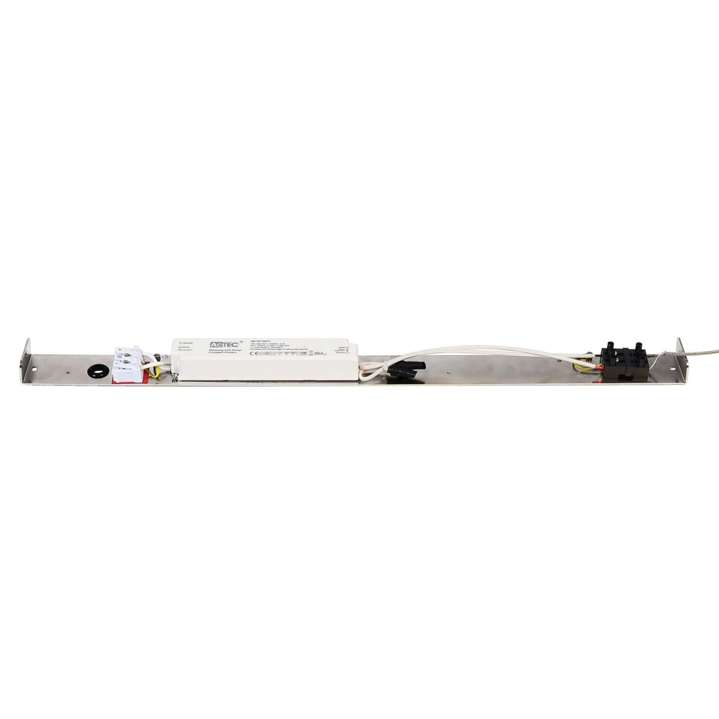 Lampada LED 28W sospensione pendente dimmerabile angolo luce 24gradi ufficio scrivania 4000K con alimentatore 230V NERO