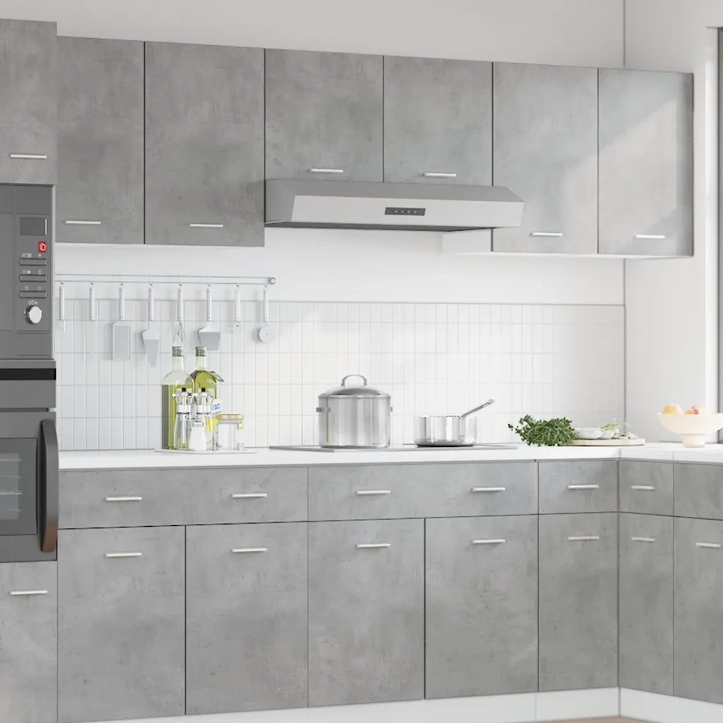 vidaXL Mobile Pensile “Lyon” Grigio Cemento 50x31x60cm