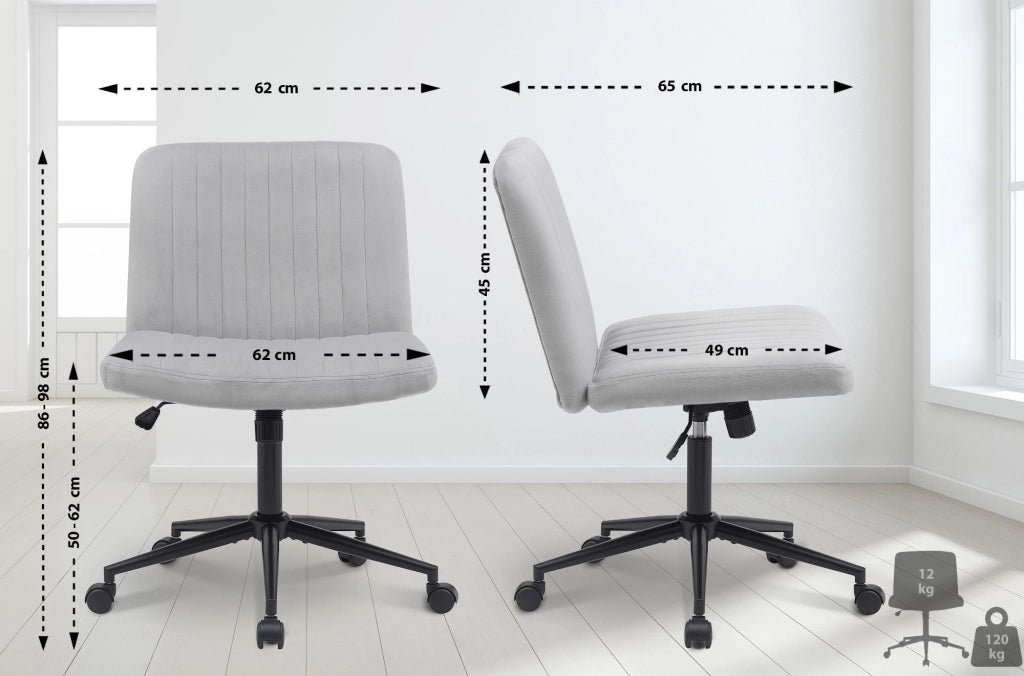 Bürostuhl Kingman Samt 3