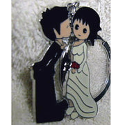 Trade Shop - 12 Portachiavi Segnaposto Bomboniere Confetti Sposi Matrimonio Wedding Promessa -