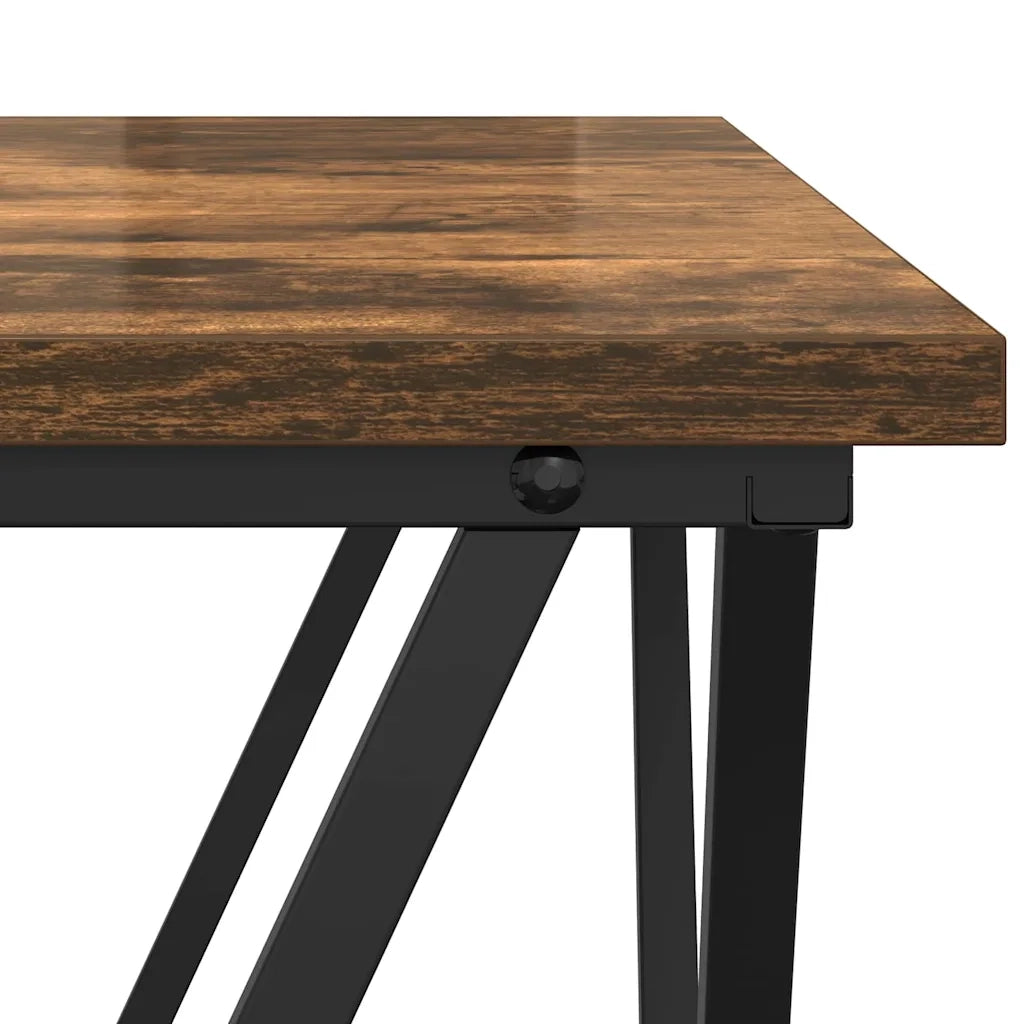 Tavolino da salotto 3 pz Rovere fumé 50 x 50 x 40 cm 868281
