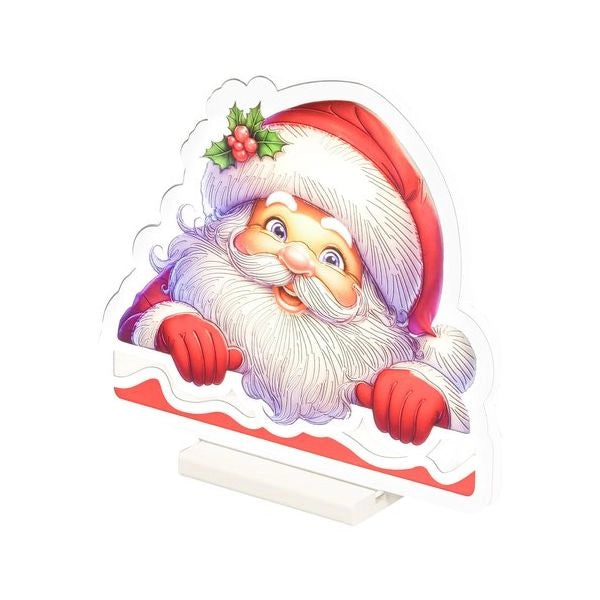 Decorazione luminosa natale kaemingk 488291 babbo natale