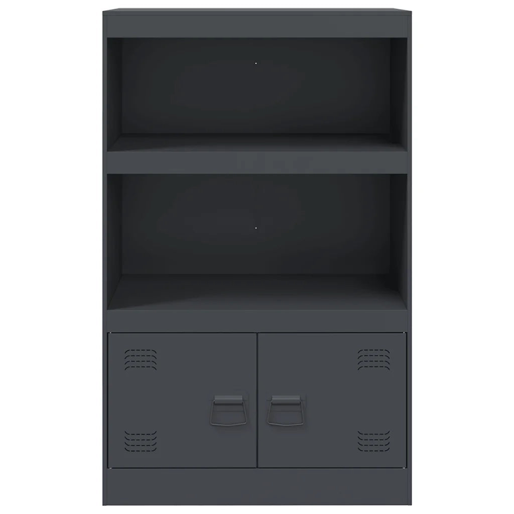Credenza Antracite 67x39x107 cm in Acciaio