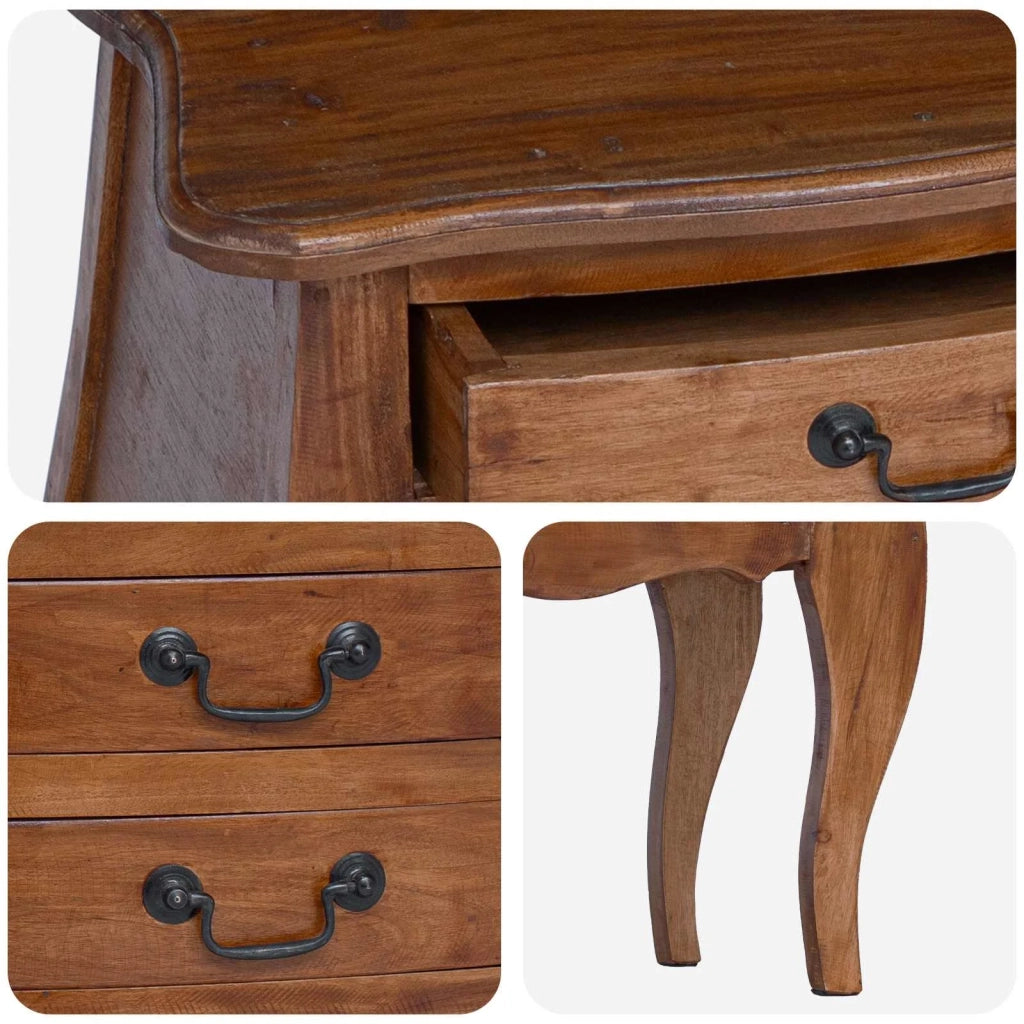 Cassa di stoccaggio 48 x 35 x 64 cm Legno di Mogano Massello 42012409