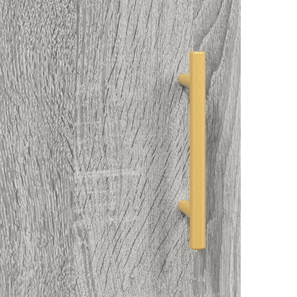 Scrivania Grigio Sonoma 140x50x75 cm in Legno Multistrato 829538