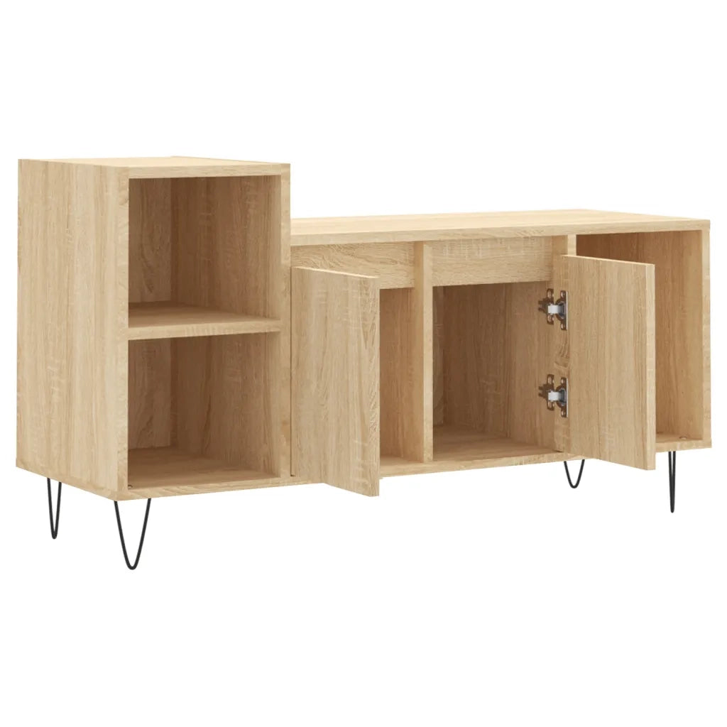 Mobile per TV Rovere Sonoma 100x35x55 cm Legno Multistrato 831319