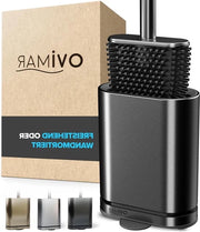 Spazzola per il water con Ventilazione - Gunmetal - Silicone - Acciaio Inossidabile