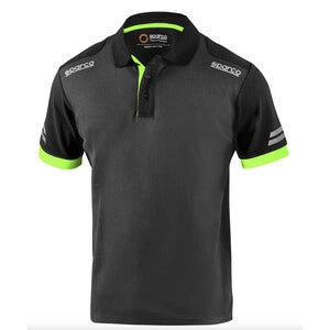 SPARCO POLO TOLEDO GREY GREEN TG XL