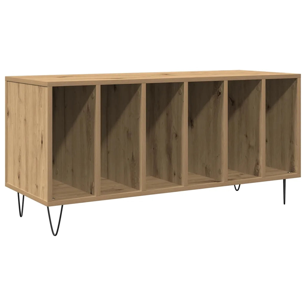 Mobile porta vinili rovere artigianale 100 x 38 x 48 cm 862903