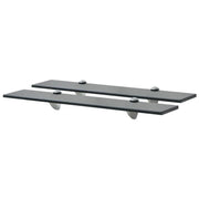 Mensole Galleggianti 2 pz in Vetro 60x10 cm 8 mm cod mxl 33161