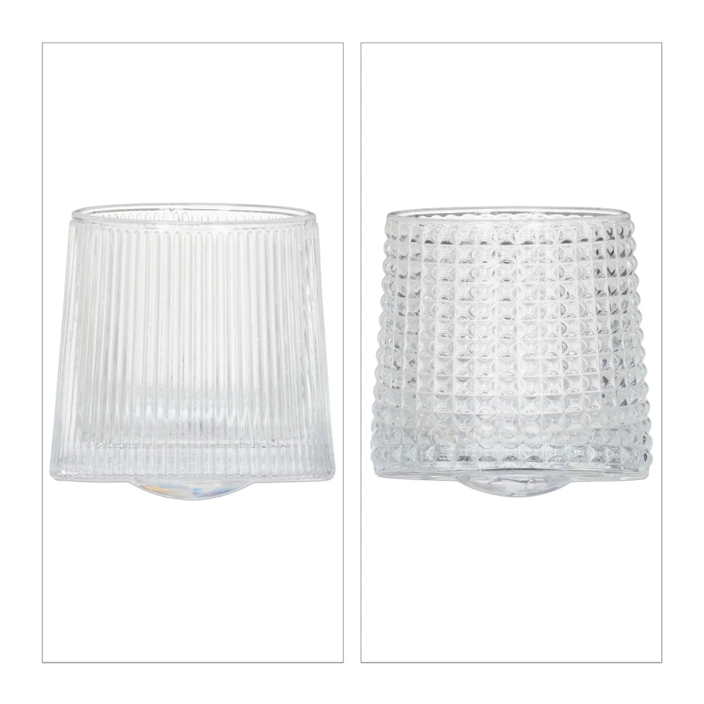 Set di 12 bicchieri da whisky design elegante presentazione originale in vetro trasparente 13_0011014