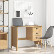 Scrivania con Cassetti HILL Marrone miele 100 x 45 x 74 cm 42025038