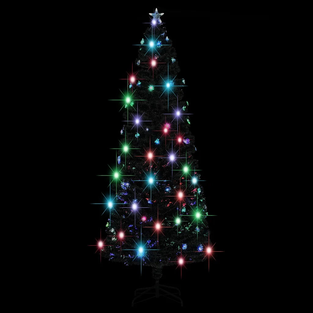 Albero di Natale Artificiale Supporto/LED 240 cm Fibra Ottica cod mxl 18101