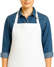 Cucina e Ristorante - Grembiule Versatile - 100% Cotone - Antistatico - Con 2 Tasche - Pieghevole e Resistente alle Pieghe e alle Macchie - Adatto per Casa/Ristorante - Grembiule da Cucina