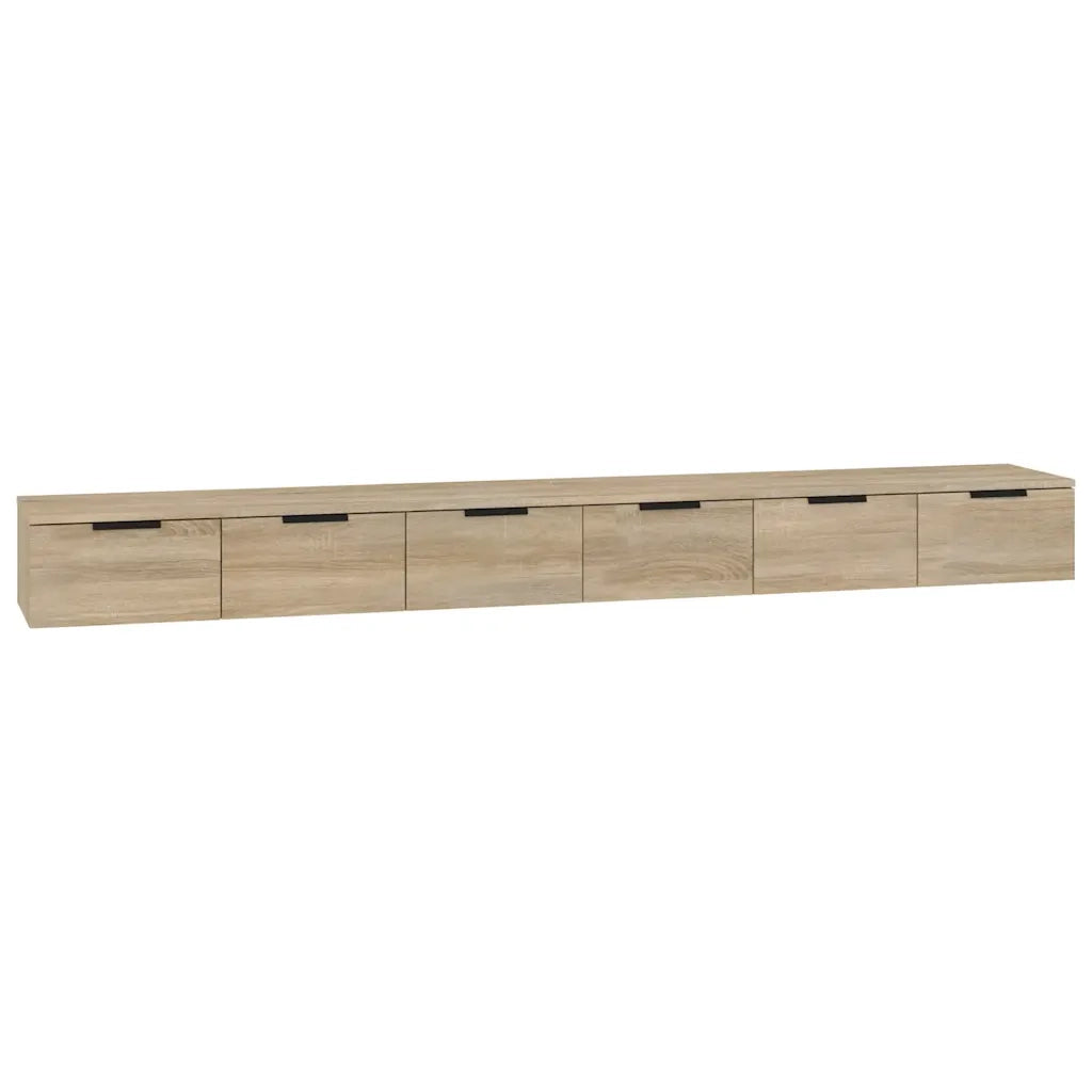 Mobili Muro 2 pz Rovere Sonoma 102x30x20cm in Legno Multistrato 3115902