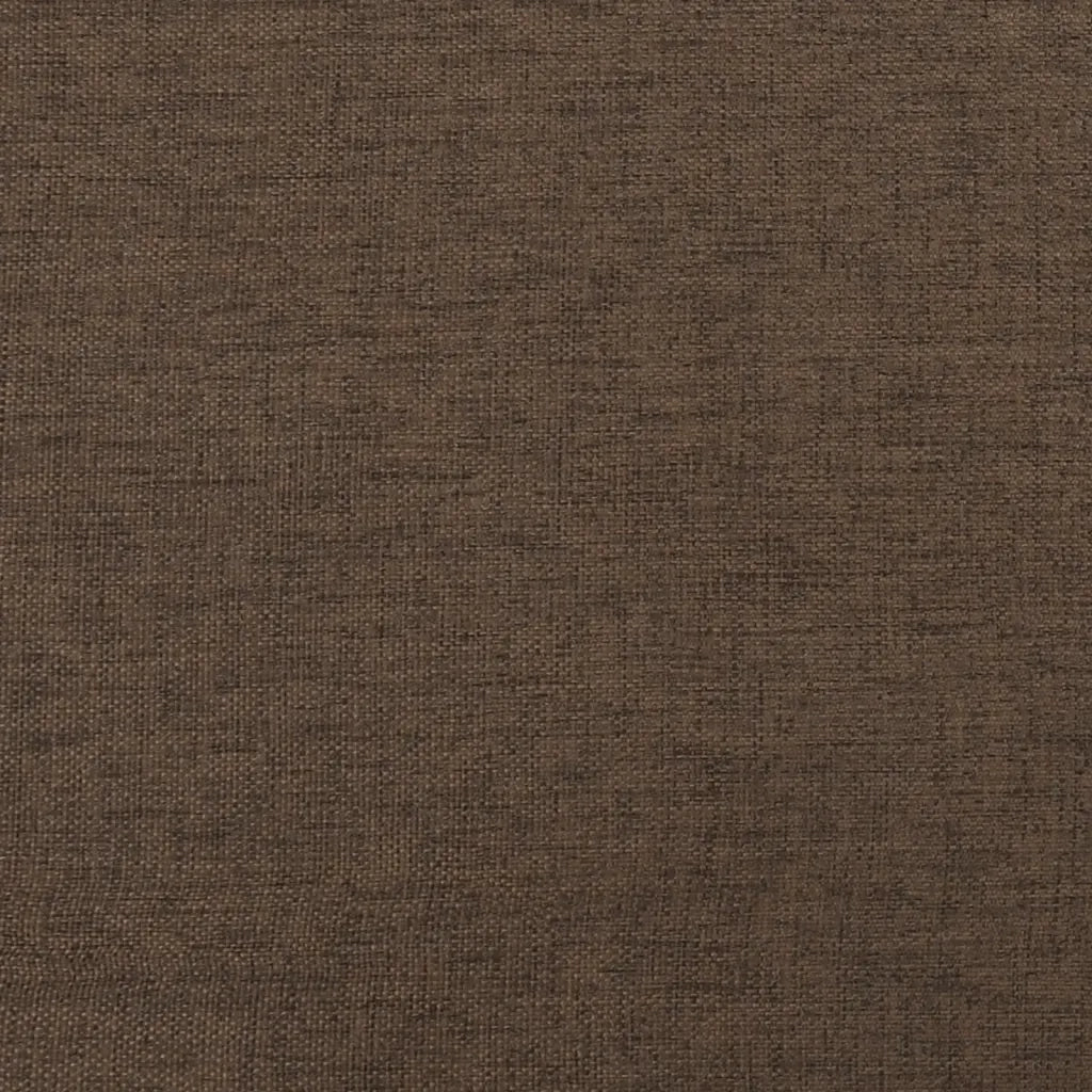 Poggiapiedi Marrone 45x29,5x35 cm in Tessuto e Similpelle 341482