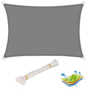 Vela ombreggiante per esterni giardino patio feste cortile blocco UV, 2x3m grigio 19_0000959