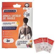 Trade Shop - Set 3 Pz Cerotti Arnica Patch 8x21,5cm 24h Azione Emolliente Protettiva Lenitiva Cer7447a -