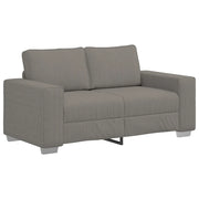 Divano | Divano da soggiorno | Sofa Divanetto Grigio Chiaro 160x77x82cm Tessuto di Velluto a Coste