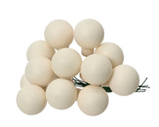 Box Grappolo Sfere ø2 cm bianco lana