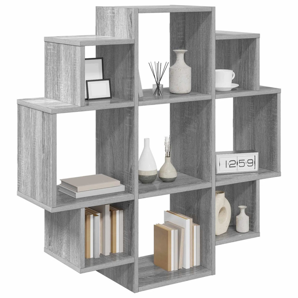 Scaffale da parete Sonoma grigio 90 x 25 x 90 cm 8012177