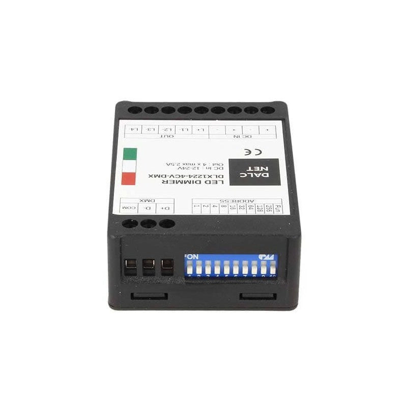 DLX1224-4CV-DMX Led Dimmer DMX512 4 Canali RGB RGBW