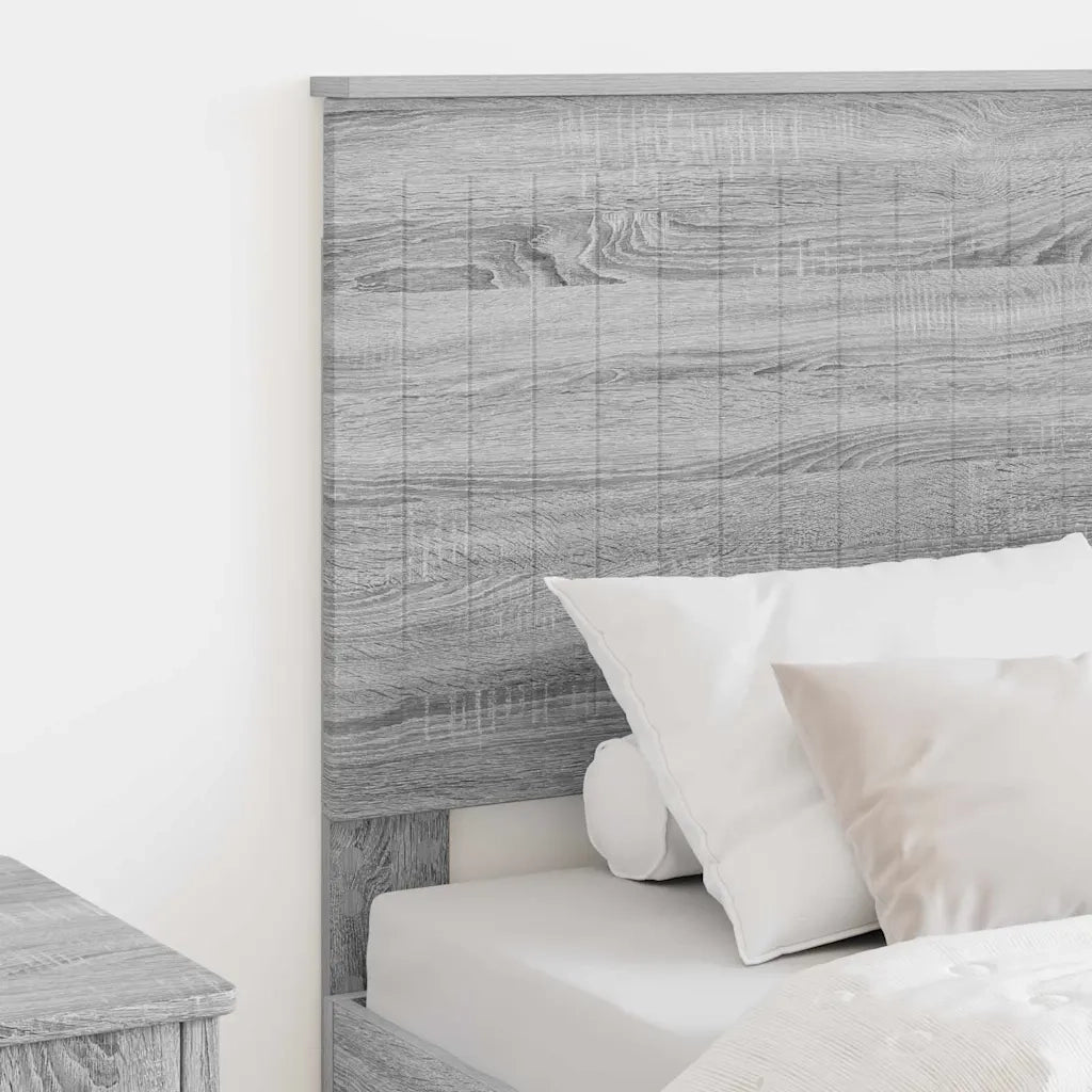 Testiera-Testata-Testiera Decorativa Grigio Sonoma 80 cm Legno multistrato 464510