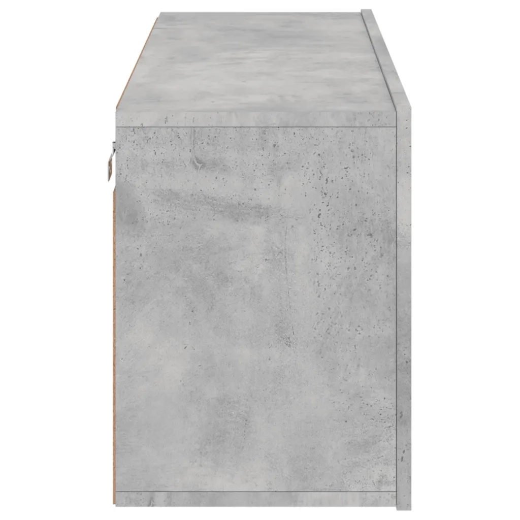 Mobile TV a Parete-Mobile TV a Muro Grigio Cemento 100x30x41 cm